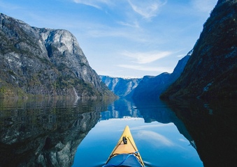 Fjord en Kayak
