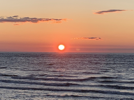 Coucher de soleil à Mont-Saint-Pierre